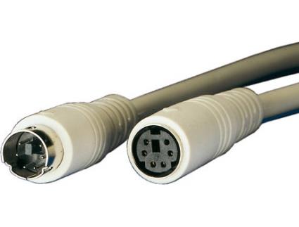 Cabo de Antena SECOMP (Mini Din - Mini DIN - 10 m - Cinzento)