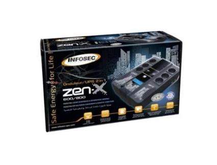 Infosec Zen-X 600 Linha Interativa 0.6 Kva 360 W 6 Tomadas Ca