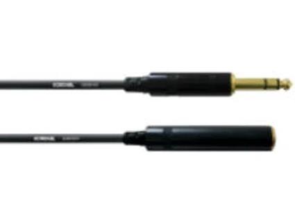Cabo de Áudio CORDIAL (Jack 6.3mm - 7.5 m - Preto)