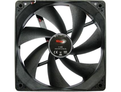 Inter-Tech F-120-S Caixa de Computador Ventoinha 12 Cm Preto