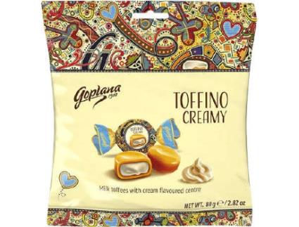 Rebuçados GOPLANA Toffino Creamy (80 g)