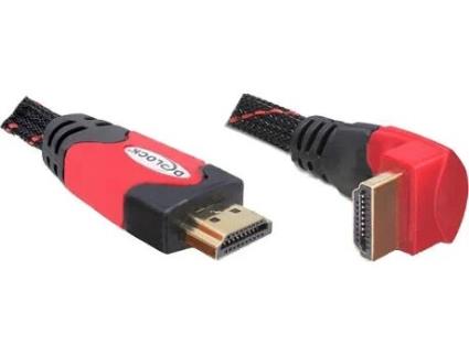 Cabo HDMI DELOCK (5 m - Preto)