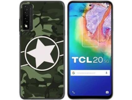 Capa TCL 20 5G TUMUNDOSMARTPHONE Camuflagem 01 Multicor