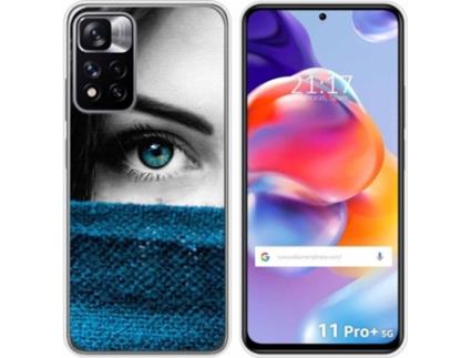 Capa para Xiaomi Redmi Note 11 Pro+ Plus 5G TUMUNDOSMARTPHONE Desenhos Olho Multicor