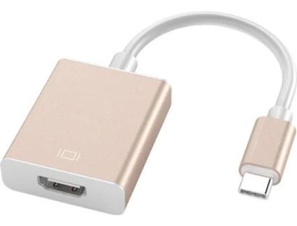 Conversor HOWEI Type C to HDMI (Dourado)