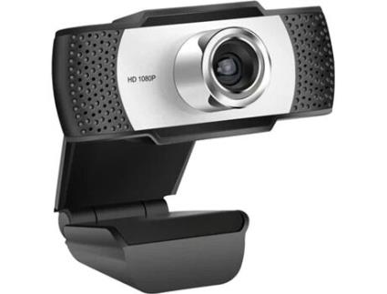 Webcam ECSEE A8B - 1080P HD CMOS 30FPS USB 2.0 (Cinzento)