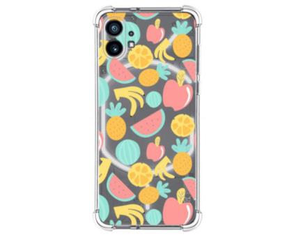 Capa Silicone Antigolpes para Nothing Phone 1 Desenho Frutas 02