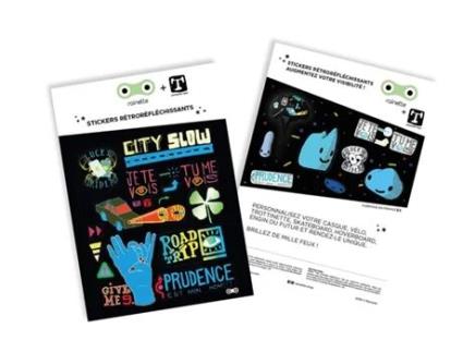 Stickers RAINETTE Branco - 13 x 15,5 cm)