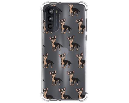 Capa Silicone Antigolpes para MotoroA Moto G52 4G Desenho Cães 11