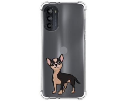 Capa Silicone Antigolpes para MotoroA Moto G52 4G Desenho Cães 05