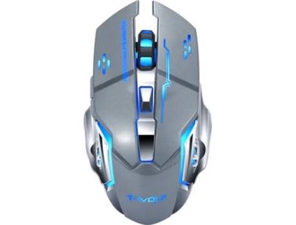 Rato Gaming T-WOLF Q13 (2.400 dpi - Cinzento)