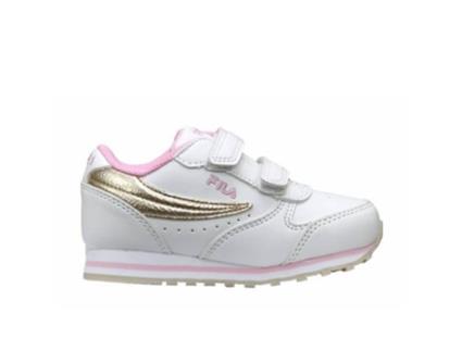 Ténis FILA Orbit Velcro Inf (Branco - Couro Natural- 25)