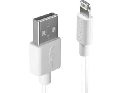 Cabo de Dados LINDY (USB A - USB - 1 m - Branco)