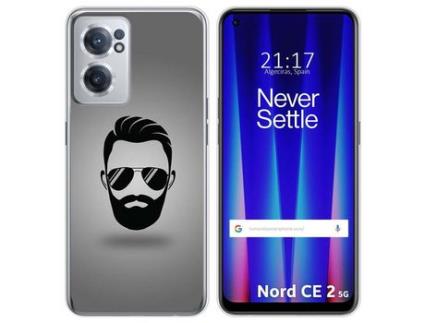 Capa para Oneplus Nord CE 2 5G TUMUNDOSMARTPHONE Desenhos Barba Multicor