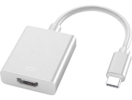Conversor HOWEI Type C to HDMI (Prateado)