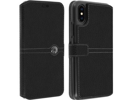 Capa iPhone XS Max FAÇONNABLE Wallet Preto