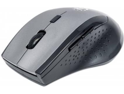 Rato MANHATTAN 179379 (Wireless - Casual - 1600 dpi - Preto)