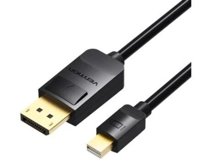 Adaptador VENTION HAABI (Mini Displayport-Displayport - 3 m - Preto)