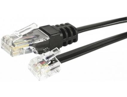 Cabo de Rede CUC EXERTIS CONNECT (RJ45 - RJ11 - 3 m - Preto)