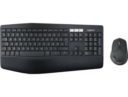Teclado LOGITECH MK850 (Wireless - Layout Suíço - Teclado Numérico)