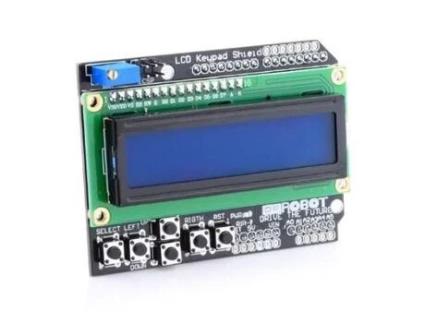 Shield Display Lcd 16X2 com Teclado para Arduino