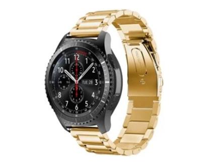 Bracelete de Aço + Ferramenta para Huawei Watch Gt 3 46Mm Elite Ouro