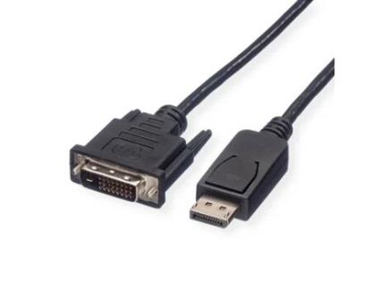 Cabo ROLINE (DisplayPort, DVI e LSOH - 5m - Preto)