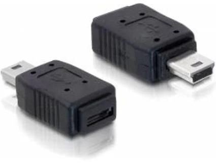 Cabo de Dados DELOCK (Mini USB Micro B - Preto)