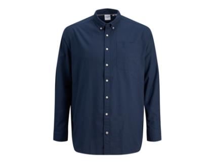 Camisa JACK & JONES Homem (2XL - Azul)
