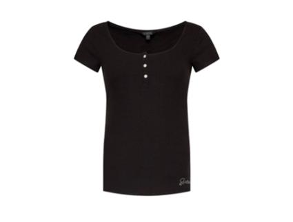 T-shirt GUESS JEANS Viscose Mulher (Preto - S)