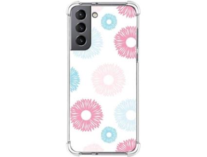 Capa Samsung Galaxy S21 5G TUMUNDOSMARTPHONE Desenhos Antigolpes Flores 06 Multicor