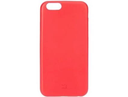 Capa iPhone 6, 6s XQISIT iPlate Gimone Vermelho