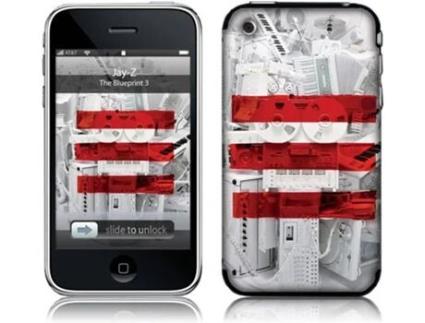 Capa iPhone 3GS MUSICSKINS MS-JAYZ10001 Cinza
