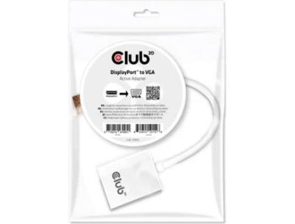 Cabo Interface CLUB3D Displayport to VGA Active Adapter