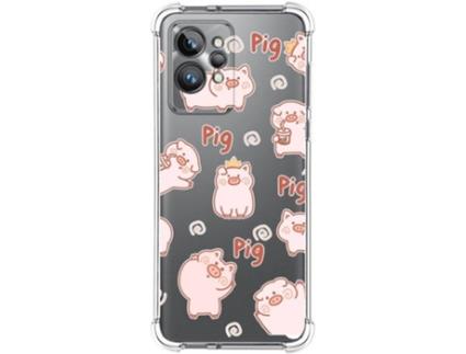 Capa para Realme GT 2 Pro 5G TUMUNDOSMARTPHONE Desenhos Anti golpes Cerdos Multicor