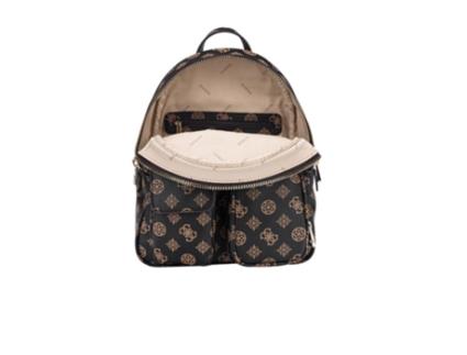 Mochila Mulher Vibe Guess Castanho Escuro