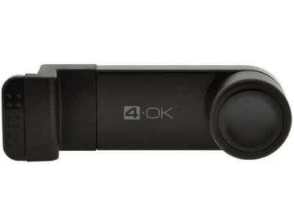 Suporte Auto 4-OK Grelha Smartphone Preto