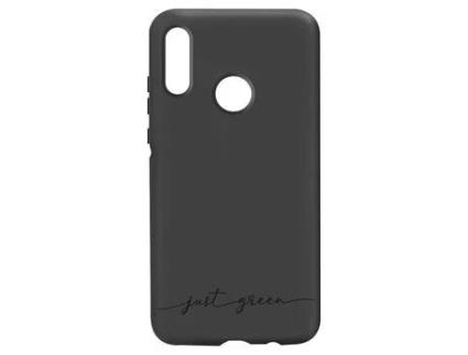 Capa Huawei P Smart 2019 JUST GREEN Preto reciclável