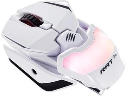 Rato MAD CATZ R.A.T. 2+ (Ótico - 5000 dpi - Branco)