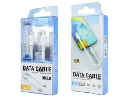 Cabo De Dados Pd Usb-C Para Type-C M Iser Sk1040 0.3M (Preto)