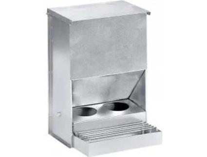 Comedouro para Caturras COPELE 2 Furos (Cinzento)