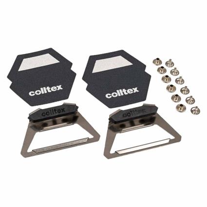 Colltex Skin Clip Hexagon 2 Units Prateado