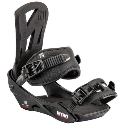 Nitro Staxx Snowboard Bindings Preto L