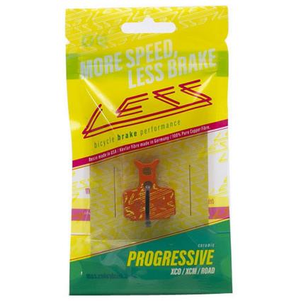 Less Progressive Formula Disc Brake Pads With Ceramic Treatment Dourado