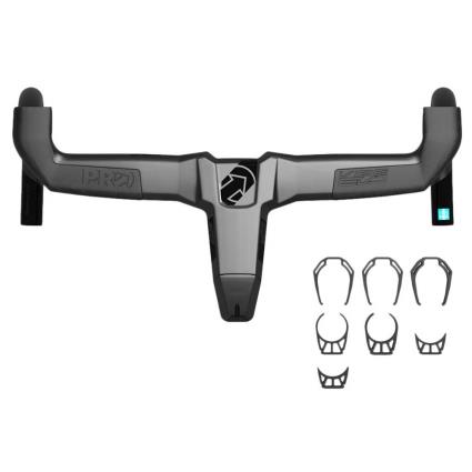 Pro Vibe Evo + Rings 115 Mm Handlebar Preto 31.8 mm / 420 mm