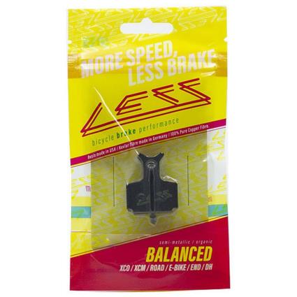 Less Balanced Formula Organic Disc Brake Pads Dourado