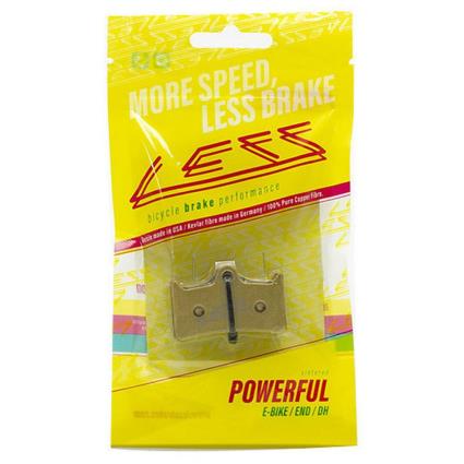 Less Powerful Hope V4 / Trick Stuff Maxima Sintered Disc Brake Pads Dourado