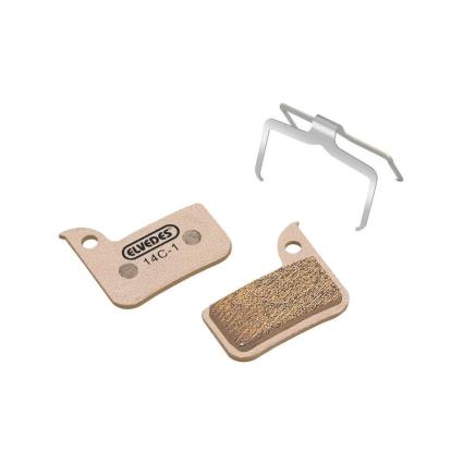 Elvedes Sram Red Road Sintered Disc Brake Pads 25 Pairs Dourado