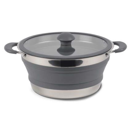 Kampa Collapsible Saucepan 3l Prateado
