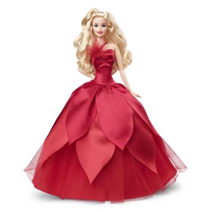 Barbie Signature Caucasica Christmas Party Doll Rosa